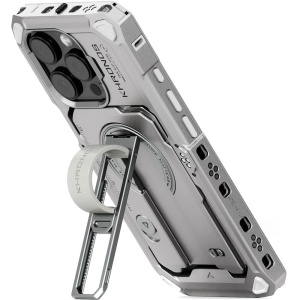 Tilta Khronos TK-IP16-PFC-TW, Cage pentru iPhone 16 Pro, Titanium White