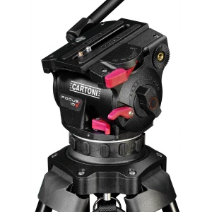 Trepied video Cartoni Focus 10, MS, Red Lock System