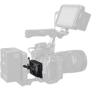 Ventilator de racire SmallRig 5875 montat pe camera Panasonic LUMIX S1 II prevenind supraincalzirea