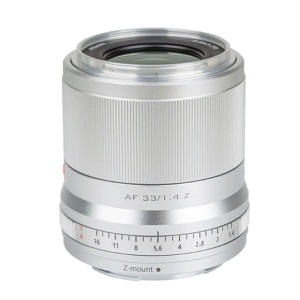 Viltrox AF 33mm f1.4 Z, Obiectiv cu montura Nikon Z, APS-C, Silver
