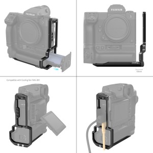 4203 Dedicated L Bracket for FUJIFILM GFX100 II with VG GFX100ll Battery Grip