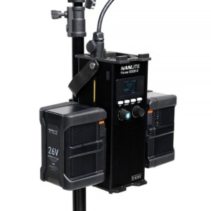 Acumulator Nanlite V-Mount, 26V, 489Wh, pentru Forza 500 II și 720, BT-V-26V489