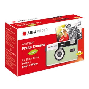AgfaPhoto Reusable Camera 35mm Green- Camera foto Analog
