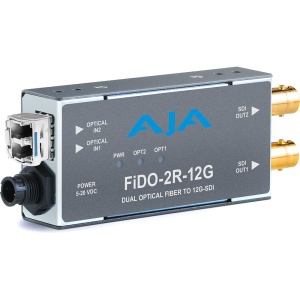 AJA FiDO-2R-12G, Convertor fibra optica LC la 2 x 12G-SDI