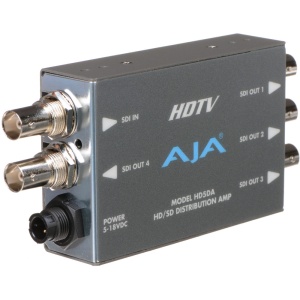 AJA HD5DA, Distribuitor si Amplificator / Repeater 1x4 HD/SD-SDI