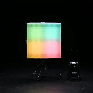 Aputure INFINIMAT 8x8 -Kit Panou LED flexibil RGBWW, 240x240cm, cu softbox gonflabil