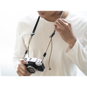 Artisan & Artist ACAM-P12 Navy, Curea din piele cu paracord pentru camere foto