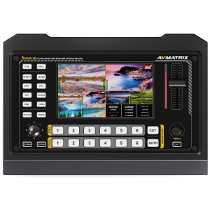 AVMATRIX Shark S6, Mixer video cu 6 canale, 4x BNC(3G-SDI) si 2x HDMI 