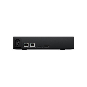 Dispozitiv de stocare in retea Blackmagic Cloud Dock 2 cu doua sloturi pentru discuri de 2.5 inch si porturi duale 10G Ethernet pentru fluxuri de lucru broadcast si cinematografie.