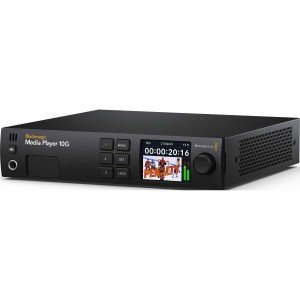 Solutie de captura si redare Blackmagic Media Player 10G cu display LCD color si conexiuni 12G-SDI si HDMI