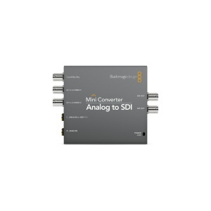 Convertor video analogic la digital Blackmagic Design Mini Converter Analog to SDI cu diagrame porturi si intrari BNC