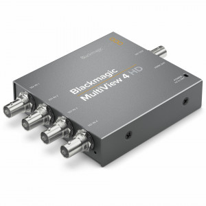 Dispozitiv de monitorizare multiview Blackmagic Design MultiView 4 HD cu intrari BNC si iesiri SDI HDMI