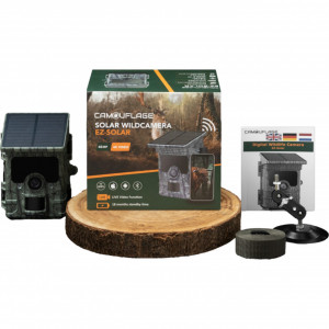 Cameră trail pentru mionitorizarea Faunei Camouflage EZ Solar