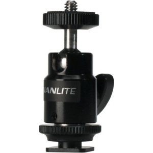 Cap cu bilă Nanlite AS-BH-1/4 cu adaptor hot shoe