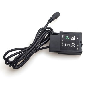 Nikon EN EL14 Full Decoding Dummy Batterij (rechte kabel)