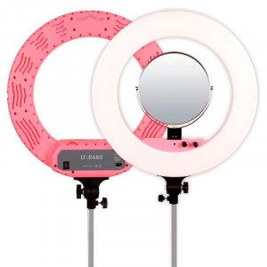 Caruba, Lampa Circulara LED Economy, 45cm, Roz