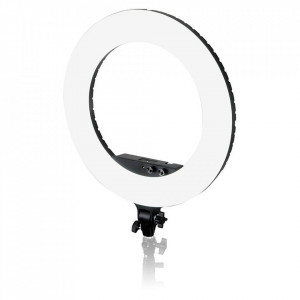 Caruba Lampa circulara Vlogger LF-R480, Negru