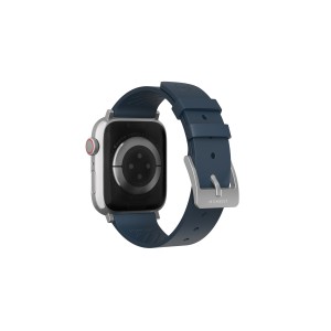 Thin Leather Strap - for Apple Watch 38/40/41mm - Indigo Leather