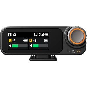 DJI Mic 2, Sistem Microfon Wireless Compact, 1 TX + 1 RX, 2.4 GHz