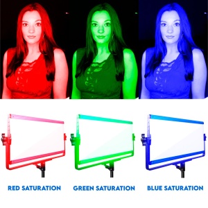 Dracast X Series LED1000, Panou LED RGB, 43.2 x 20.5 cm, 70W