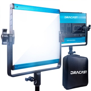 Dracast X Series LED500, Panou LED Daylight, 20.3 x 20.3 cm, 35W