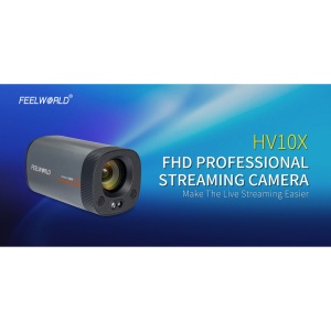 FeelWorld HV10X, Camera video cu zoom 10x, Full HD USBHDMI