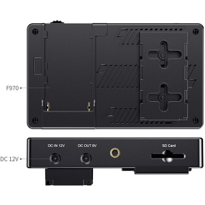 FeelWorld LUT5, Monitor Touchscreen On-Camera de 5 inch, 3D LUT, 3000nits, Full HD HDMI