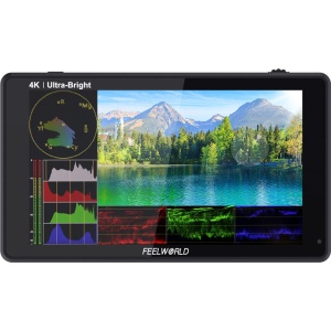 FeelWorld LUT6S, Monitor Touchscreen de 6 inch, 3D LUT, 2600nits, 4K HDMI/3G-SDI