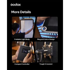 Godox FL100R K1, Panou LED RGB Flexibil, 100W
