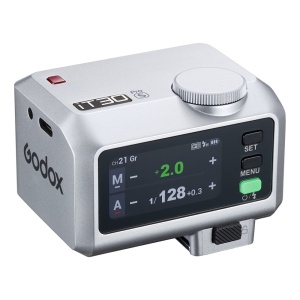 Godox iT30Pro S iFlash TTL, Mini blit argintiu pentru Sony, 2.4 GHz X System