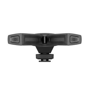 Godox IVM-S3, Microfon stereo cardioid, ajustabil, cu montură cold shoe