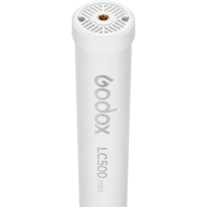 Godox LC500R White, Mini Lampa LED RGB, 45cm, cu grip si voleti