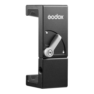 Godox MTH03, Suport metalic pentru telefon, cu prindere pe trepied și cold shoe