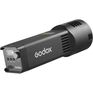 Lumină LED video bicoloră Godox RS100Bi cu reflector lentilă și afișaj color