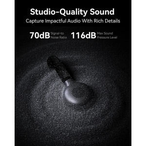 Hollyland Lark M2S DUO, Sistem microfon lavalier wireless, 2 persoane, USB-C