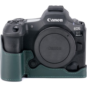 Husa Tilta TA-T68-LCC-B din piele pentru Canon EOS R5 Mark II, Verde
