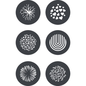 Kit filtre GOBO Godox GP-GS2 pentru GP-19K/26K/36K