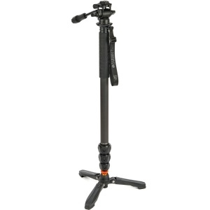 Kit Monopied 3 Legged Thing Legends Lance 2.0 Carbon Fibre (Negru) cu Cap Video AirHed Trinity & DocZ2