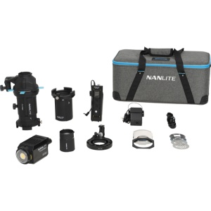 Kit Nanlite Forza 60B II Bi-Color cu accesoriu de proiectie PJ-FMM, 19° și 36° , 12-2045 KIT-PJ-FMM