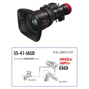 Kit obiectiv Canon Cine-Servo 17-120mm T2.95-3.9 cu unitate servo SS-41-IASD, montura RF