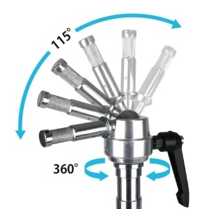 Kupo KCP-410 Super Grip Finger, Suport articulat cu spigot pivotant
