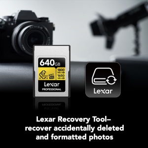 Lexar Pro Gold CFexpress 4.0 Type A, Card de memorie 640 GB, R1800/W1650 mb/s, VPG400