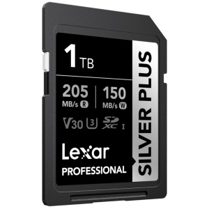Lexar Silver Plus 1TB, SDXC UHS-I, R205W150, V30, U3, 1066x - Card de Memorie