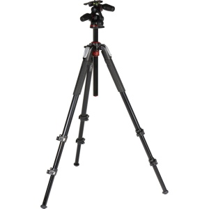 Manfrotto MK055XPRO3-3W AL, Trepied foto cu cap PanTilt 3-Way