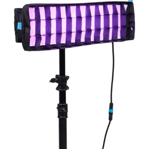 Nanlite PavoSlim 60CL - Lampă LED RGBWW, cu Softbox și Grid, 15-8016