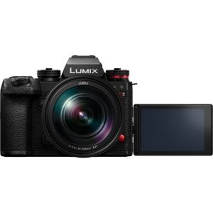 Panasonic Lumix S1R II, Camera mirrorless full-frame, 44.3MP cu obiectiv Lumix S 24-105mm f4 Macro