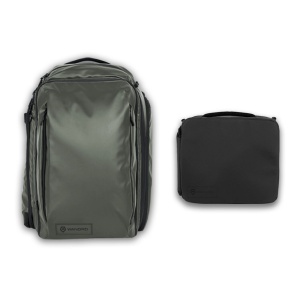 Rucsac foto WANDRD Transit Verde Wasatch, 45L, cu Essential Plus Camera Cube