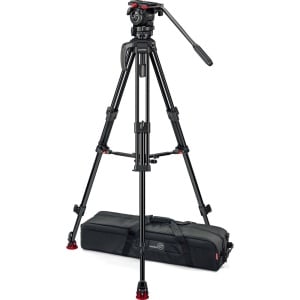 Sachtler Pro 75/2 Mark II AL, Kit Trepied cu Cap Fluid FSB 4