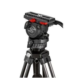 SA-0373A Tripod System with FSB 4 Fluid Head, Aluminum Legs & Mid-Level Spreader