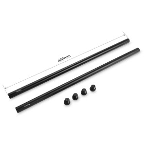 SmallRig 1054 Tijă dublă din aliaj de aluminiu negru de 15 mm (M12-40cm) 16 inch